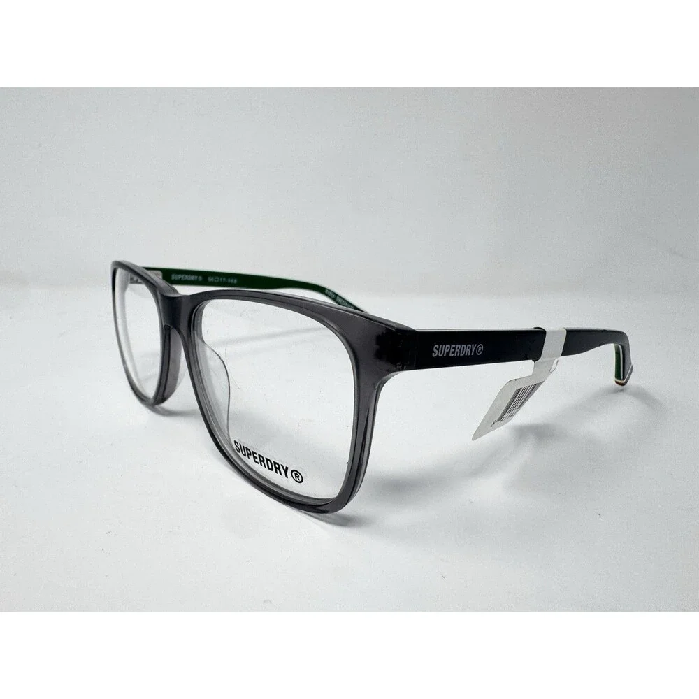 Superdry SDO M004T Grey Green Eyeglass Frames New Old Stock 55-17-140